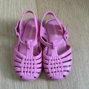 Mini Melissa Posession Pink Sandals